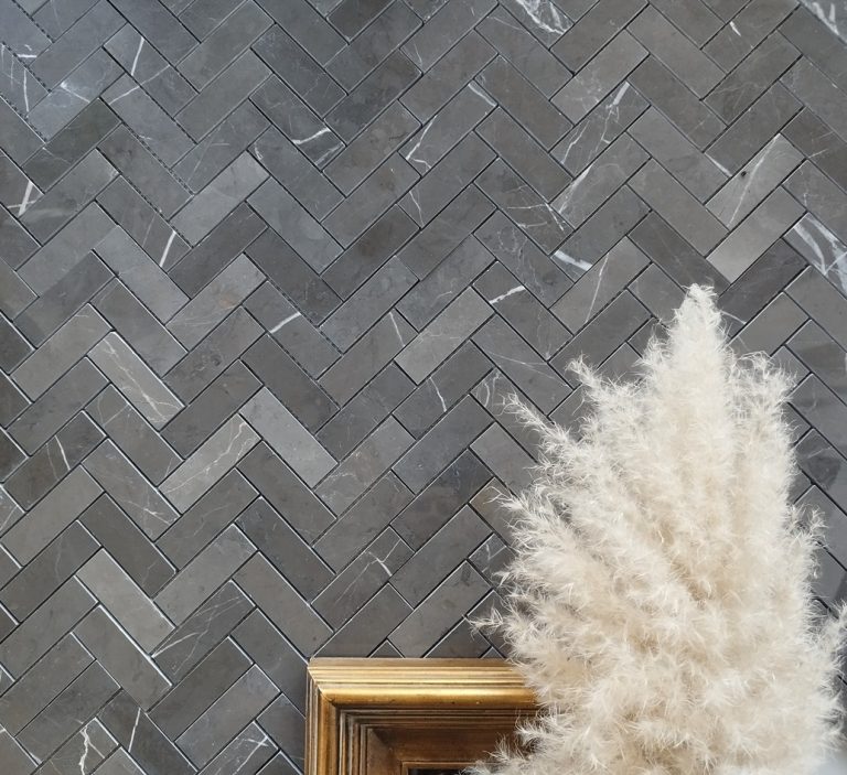 Jodełka Pietra Grey — Mozaika