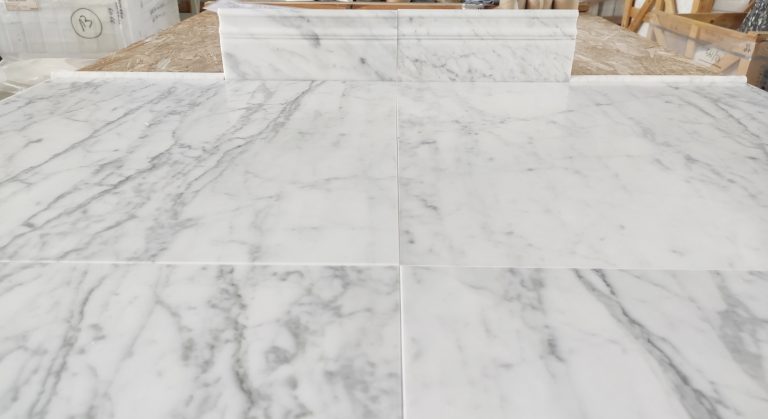 Bianco Carrara XLH2 — Płytki marmurowe