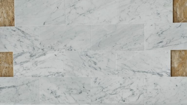 Cegiełki Bianco Carrara C2 — Mozaika
