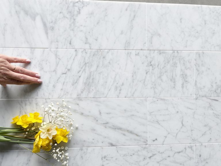 Cegiełki Bianco Carrara CH4 — Mozaika